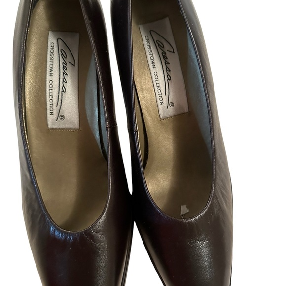 New Caressa Crosstown black pumps size 9.5M - Picture 3 of 4